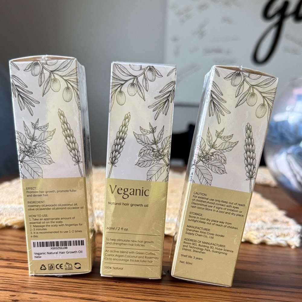 Natural Hair Growth Oil - Cream